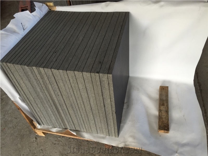 Honed Dark Bluestone Tiles&Slabs / China Black Basalt for Wall Clading,Floor Steps