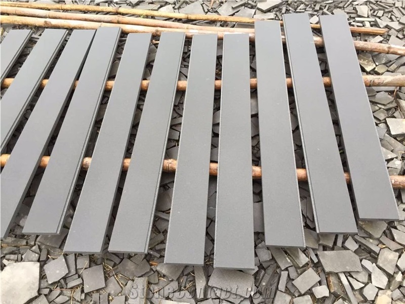 Honed Grey Basalt Tiles&Slabs for Walling,Clading,Flooring,Pavers / China Grey Basalt / Inca Grey / Lava Stone / Basaltina / Basalto