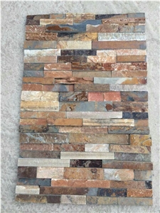 Natural Slate Wall Panel, Stone Veneer, Wall Cladding, Ledgestone, Stacked Stone,Decorative Wall Tile,Nature Culture Stone,Dry Stack Panel,Wall Stone