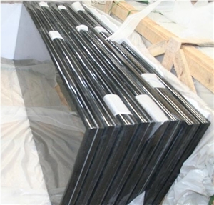 Polished Mongolia Black Basalt Slabs&Tiles / China Black Basalt for Walling,Countertop,Flooring