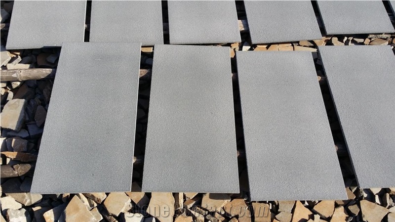 Sandblasted Grey Basalt,Hainan Grey Basalt,China Basalt,Lava Stone,Basaltina,Basalto,Inca Grey,Walling ,Flooring,Cladding Slabs & Tiles