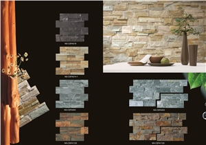 Slate/Ledge Stone/Stacked Stone/Veneer/Culture Stone/Multicolor/Rusty/Walling/Paving/Flooring