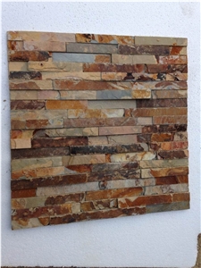 Slate/Ledged Stone/Culture Stone/Veneer/Stacked Stone for Wall Cladding/Rusty/Multicolor