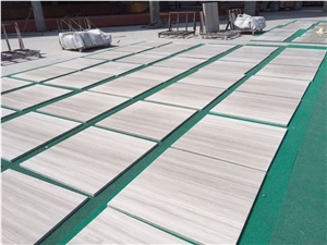 White Wood Vein / White Wooden Grainy Marble / China White Marble Tiles&Slabs for Walling and Flooring/Interior&Exterior Decoration