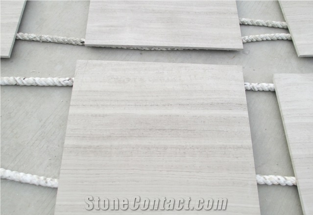 White Wooden Grainy Marble ,White Wood Vein ,China White Marble Tiles&Slabs for Walling and Flooring
