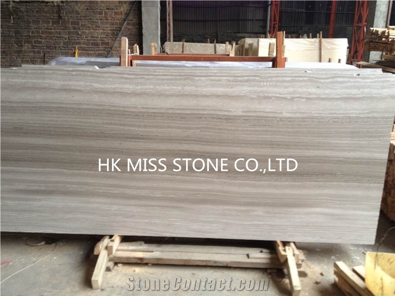 China Wooden White,Polished White Wood Marble Slabs/Tiles,Cut-To-Size,Interior Decoration,Wall/Floor Covering,Sinks Etc.Quarry Owner
