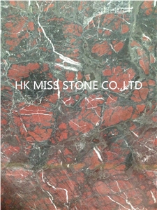 France Red Star,Red Marble Slabs,Beautiful Material for Countertops,Vanitops,Sinks and So on