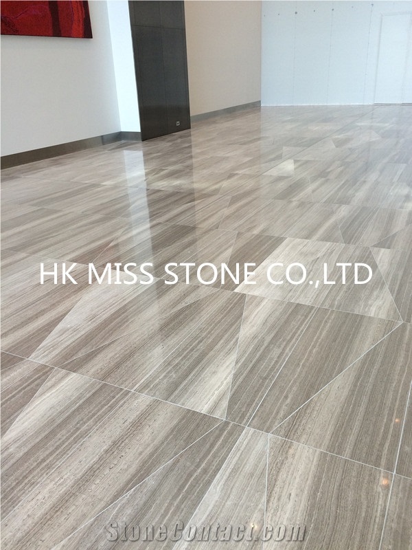 Grey Wood Slabs&Tiles&Quarry,China Wooden Marble,Cut-To-Size Grey Wooden