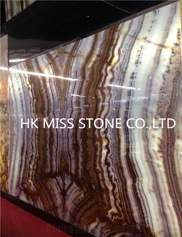 Lead Trendy Style and Luxury Multiple Onyx Slab/ Semi Precious Stone,Wall Background Decoration Material