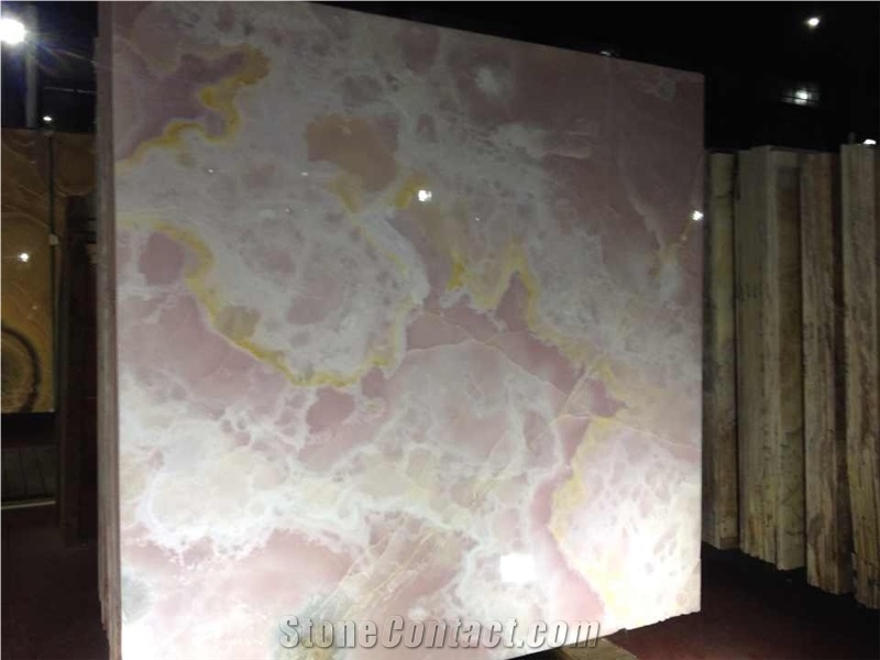 Pink Onyx Slabs&Tiles,Pink Onyx Cut-To-Size,Wholesale Pink Onyx