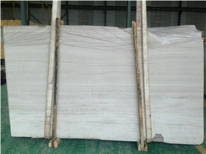 Polished China White Wood Marble,Wooden White Slabs,Quarry Owner