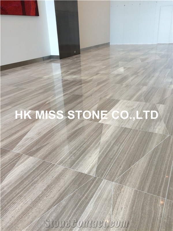 Polished Wooden Grey Cut-To-Size,China Grey Wood Marble Tiles/Slabs/Blocks,Quarry Owner,Wholesaler