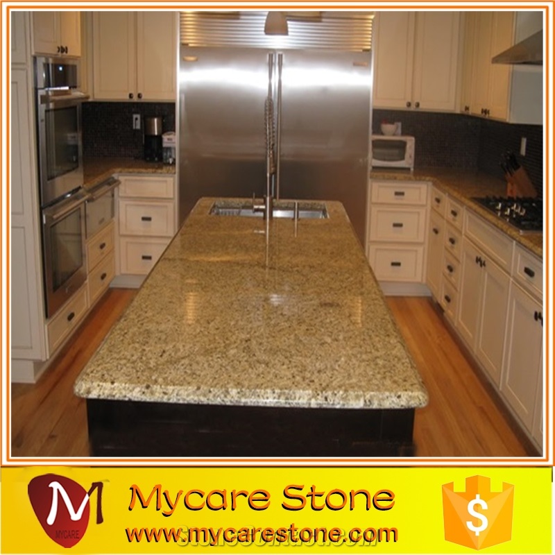 Brazil Golden Granite Kitchen Countertops