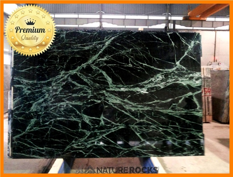 Spider Green Marble Slabs, Green India Marble Tiles & Slabs