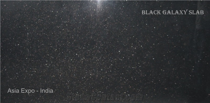 Black Galaxy Gold Granite India Tiles & Slabs, Black Galaxy Granite