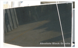 Only Black Granite, Absolute India Black Granite Tiles & Slabs, Jumbo Pattern