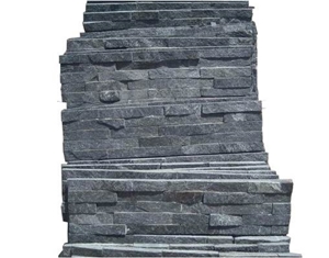 Black Quartzite Cultured Stone Ic17,Stone Wall Panel