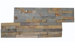 Ledgestone for Wall Cladding Ic09,China Rust Slate Stone Veneer