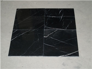 Hot Sell Black Marquina,Nero Marquina Marble, Black Marble Tiles Slab Polished Wall Covering Cut to Size Panel for Floor Covering