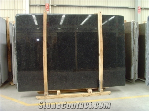 Imported Angola Black Granite Slabs & Tiles Polished for Countertops,Hotel Floor Paving