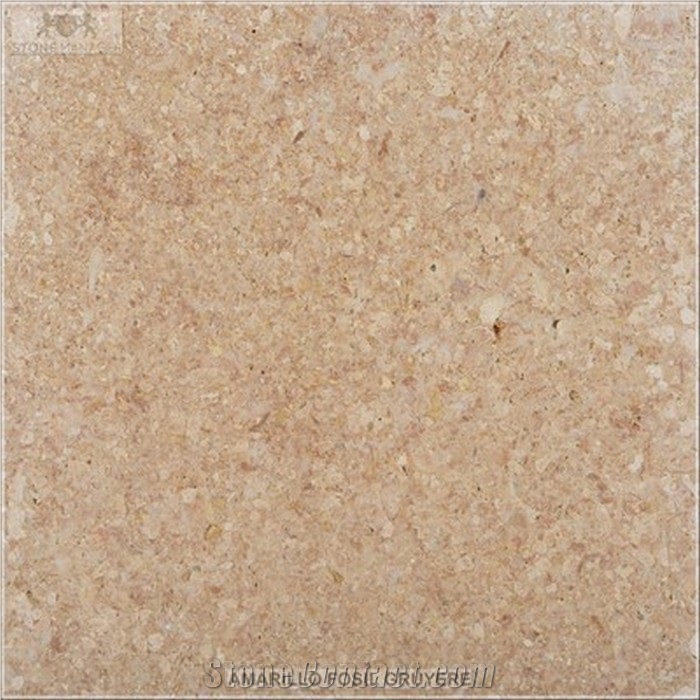 Amarillo Fosil Grullere Limestone Tiles & Slabs