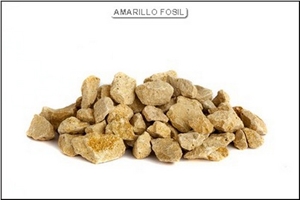 Amarillo Fosil Yellow Limestone Pebble & Gravel