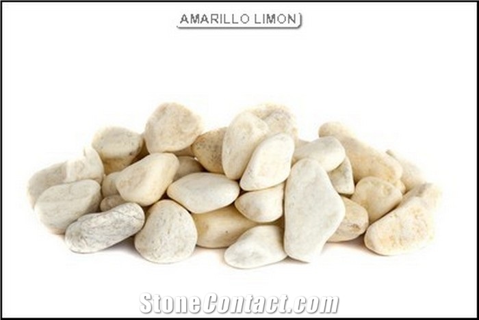 Amarillo Limon, Yellow Marble Pebble & Gravel