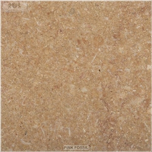 Pink Fossil Limestone Tiles & Slabs, Pink Polished Limestone Floor Tiles, Wall Tiles