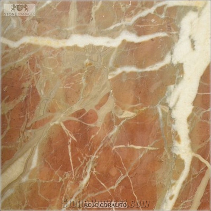 Rojo Coralito Marble Tiles & Slab, Red Marble