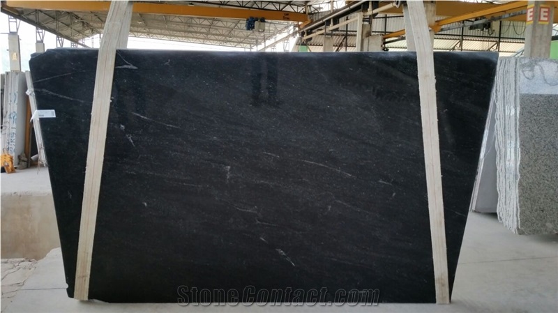 Cabugi Black Granite Tiles & Slabs, Black Brazil Granite Wall Tiles, Floor Tiles