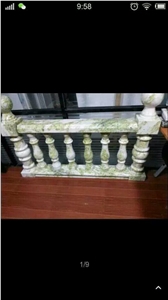 Green Marble Handrail , Slap-Up Decoration Stone,China Fancy Marble Prducts,Central Asia Jade Marble