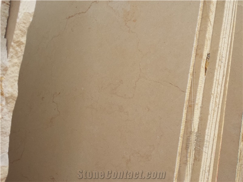 Plain Beige Marble Slabs&Tiles,Iran Beige Marble Thickness 1.6cm-1.7cm.