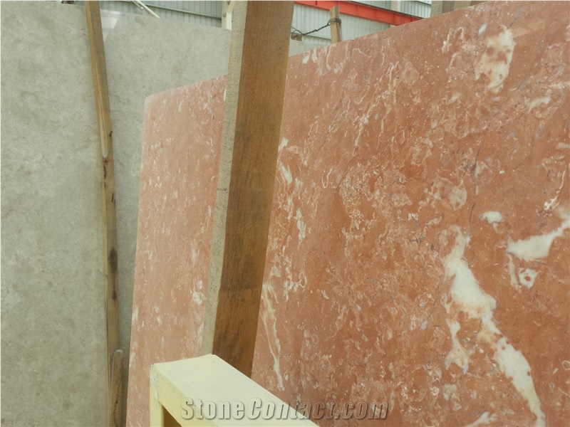 Turkey Pink Marble Rosa Tea Slabs&Tiles, Classical Pink Marble Big Slabs, Thickness 17mm, Ready Slabs, Sell at Reduced Price