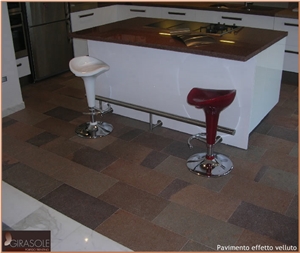 Porfido Rosso Kitchen Floor Tiles