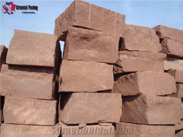 Blocks, Sandstone Blocks, Natural Sandstone, Landscaping Stone, Red Sandstone, Red Blocks