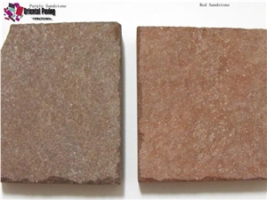 China Red Sandstone Paving Cubes, Paving Sets, Red Sandstone, Sandstone Pavers, Landscaping Stone