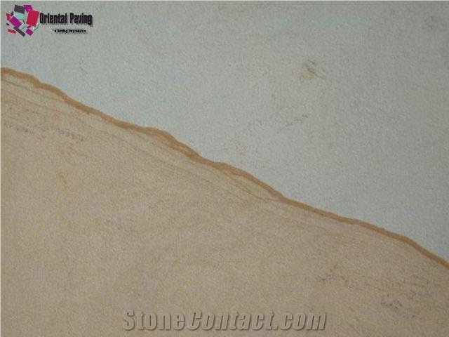 Double Color Sandstone Slabs,Paving Stone,Sandstone Tiles,York Sandstone