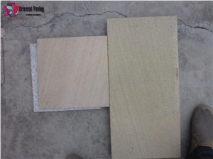 Fine Buff Sandstone Yellow Sandstone Paver Tiles
