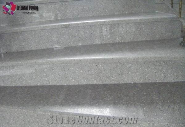 Granite Stairs, Granite Stair Risers, Staircase, Deck Stair, Stair Threads, Steps, Landscaping Stone, Grey Granite Stair