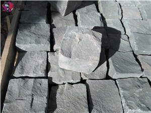 Grey Sandstone Cube Stone,Grey Paving Sets,Grey Sandstone Cobble Stone