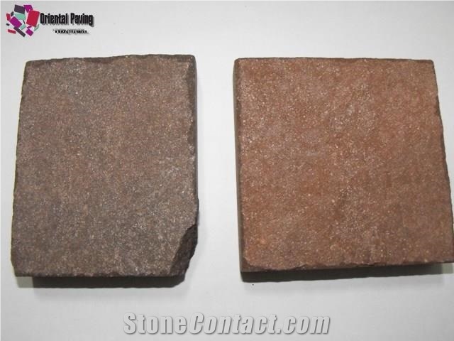 Purple Sandstone Cubes,Sandstone Bush Hammered,Cubes Stone,Paving Sets