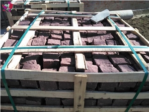 Red Sandstone Cube Stone,Landscaping Stone,Paving Sets