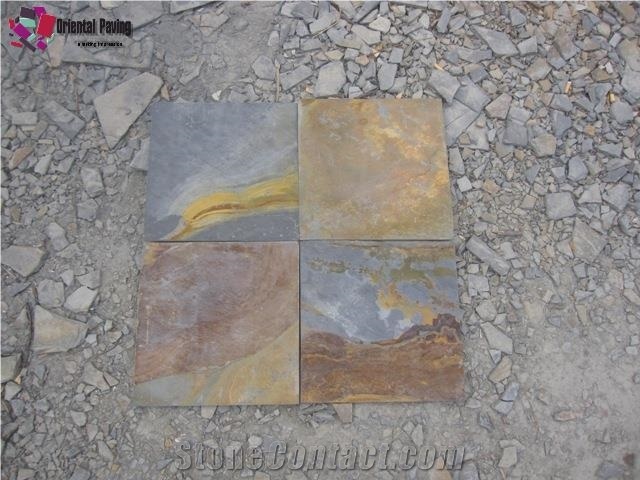 Rusty Slate Stone,Rusty Slate, Slate Tile, Slate Salbs, Rusty Stone Tiles, Slate Rusty Tiles