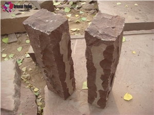 Sandston Colum, Red Sandstone, Building Stone, Paving Stone