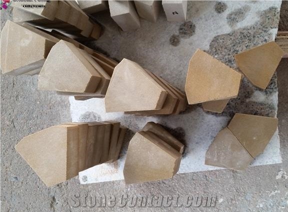 Yellow Sandstone,Paving Sets,Landscaping Stone,Road Paver