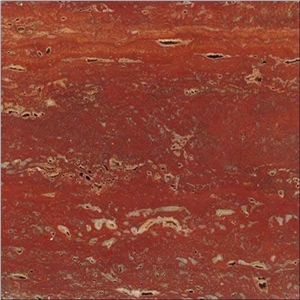 Dark Red Travertine Slabs & Tiles, Azarshahr Red Travertine Tiles