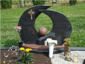 Headstone with Haegghult Diabase Granite