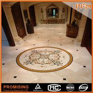 Best Quality Elegant Customize Style Water Ject Medallion Marble Pattern for Floor