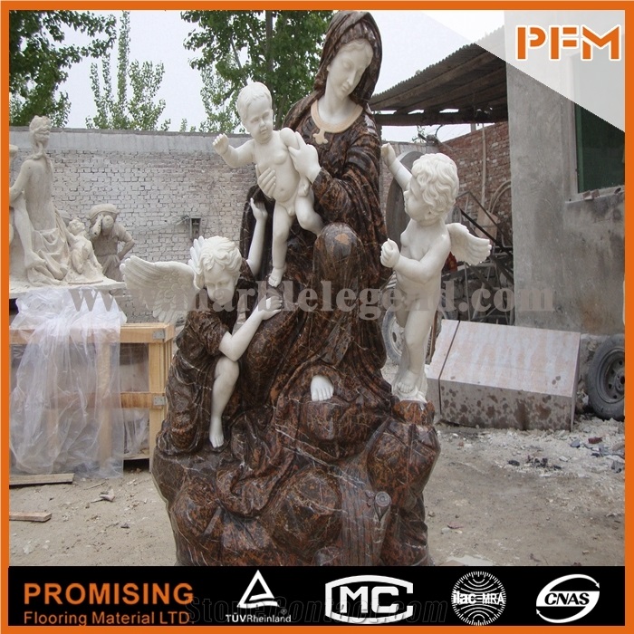 Blended Marble Sculptured Statue /Western/European Customized Figure Human/Animal/ Hand Carving/For Outdoor/Garden
