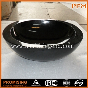 Chinese Shanxi Black Granite/Popular/Well Polished Basin/Sink/430*430*135mm/Customized Size/ Best Quality/Interior Decoration for Bathroom Vanity Top/Washing/Kitchen